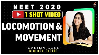 Locomotion and Movement Class 11 One Shot Video  NEET 2020 Preparation  NEET Biology  Garima Goel [upl. by Ahsetan702]