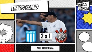 RACING 2 X 1 CORINTHIANS GARRO PERDE GOL FEITO JOGADORES ABANDONAM O TÉCNICO E RAMÓN ERRA TUDO [upl. by Reseta305]