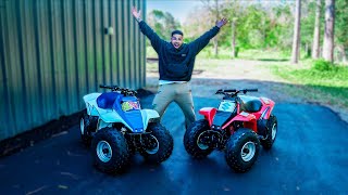 Testing The Worlds Best Wheelie Quad  Braap Vlogs [upl. by Gustin]