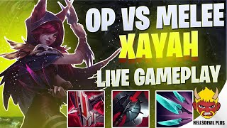 Xayah Is OP vs Melee Champs  Wild Rift HellsDevil Plus Gameplay [upl. by Skeie888]