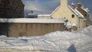 Snow in Huntly Aberdeenshire [upl. by Felipe559]