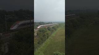 Whoosh Indonesian bullet train fasttrain highspeedtrain [upl. by Annahs346]