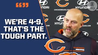 Bears coach Matt Nagy addresses state of the team after loss to Packers  CBS Sports HQ [upl. by Esiole]