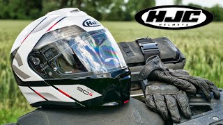 Test du casque modulable HJC RPHA 90S  le même mais en un peu mieux [upl. by Lexy]