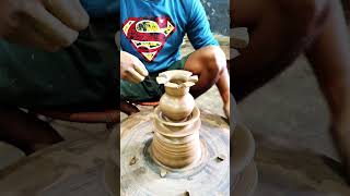 Viral terracotta clay pottery making ideas art shortsfeed pottery [upl. by Donetta579]