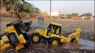 There was an accident of JCB which to get out Mahindra tractor and John Deere tractor arrived [upl. by Anyg194]