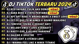 DJ TIKTOK TERBARU 2024  DJ AYO SAYANG CULIK AKU DONG 🎵 DJ BARA BERE X APT APT  FULL ALBUM VIRAL [upl. by Atilek]