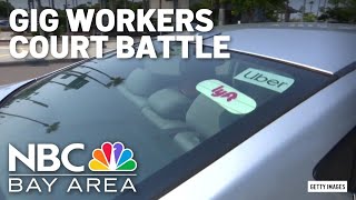 Future of gig economy at stake in state Supreme Court hearing on Prop 22 [upl. by Griffy]