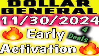 11302024 🔥Dollar General Couponing this Week earlyactivation dollargeneral extremecouponing [upl. by Olivette]