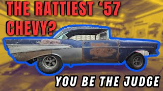 Rattiest 57 Chevy Of Them All  Move Over 12VoltDave MerlinsOldSchoolGarage [upl. by Mario213]