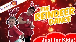 The Reindeer Dance  Body Movement Christmas Song for Kids [upl. by Milan]