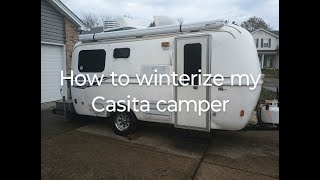 How to winterize my Casita camper [upl. by Karlie]