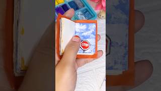 Easy mini painting 😍  art painting minipainting easypainting gouachepainting [upl. by Maurie529]