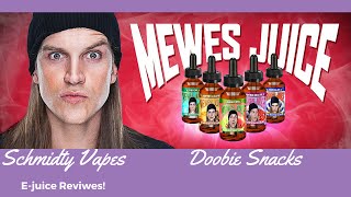 Doobie Snacks by Mewes Juice ELiquid Ejuice Review [upl. by Ellek372]