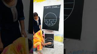 how to draw diwali festival easy step by step shorts [upl. by Block]