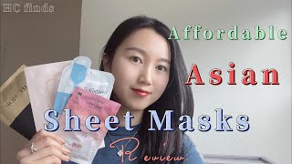 Affordable Asian Sheet Mask Review [upl. by Oiciruam]