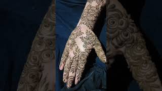 Stylish mahendi design  kafif flower with 3d flower mahendi design [upl. by Ystap]