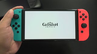 Genshin Impact On Switch OLED [upl. by Sadie20]