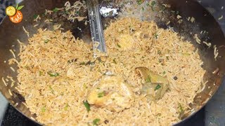 Dhaba Style Chicken Fried Rice  Indian Street Food [upl. by Eisnil]