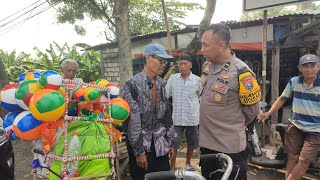 8 HARI NAIK SEPEDA ANGIN DARI BREBES KE SURABAYA DICEGAT POLISI DILAMONGAN MALAH DAPAT MODAL USAHA [upl. by Laehplar673]