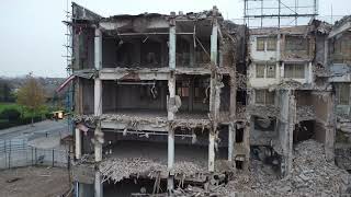 Johnsons Cleaners Demolition Update  Bootle Liverpool [upl. by Eutnoj]