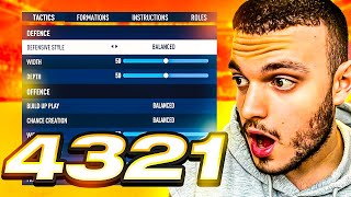 4321 Broke Fifa 23 🚨🚨 Best Fifa Meta Custom Tactics 😍😍 [upl. by Suiramaj]