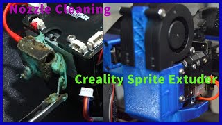 Sprite Extruder Nozzle Leak Cleaning  Ender 3 [upl. by Lleira]