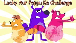 Lucky Aur Pappu Ka Challenge Ep 86 Pyaar Mohabbat Happy Lucky Indian Cartoon Show [upl. by Florence]