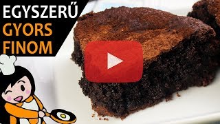 Brownie torta  Recept Videók [upl. by Ludwigg]