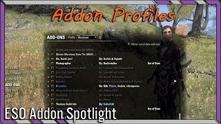 Addon Profiles  ESO Addon Spotlight  Elder Scrolls Online Best Addons [upl. by Temme]