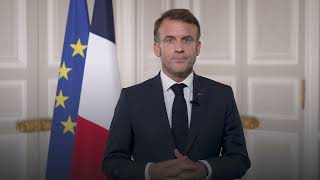 President Emmanuel Macron A Message from France to the Poles [upl. by Anderegg]