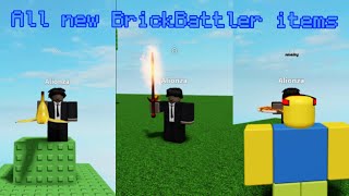 All newly added Brickbattler items  Ability Wars [upl. by Anele]