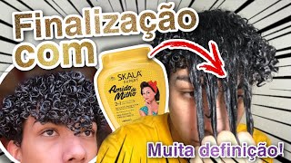 FINALIZEI MEU CABELO CRESPOCACHEADO COM SKALA PELA PRIMEIRA VEZ [upl. by Odragde234]