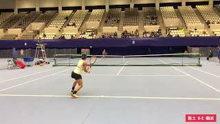 右利き編集、土居美咲のフォアハンドストローク（スロー） Misaki Doi Forehand Stroke Slow Motion【Righty】 [upl. by Sualohcin]