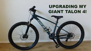 Top 3 Upgrades on my Giant Talon 4 hardtail bike [upl. by Nuncia]