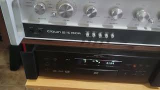 Mcintosh MC 250 with Crown IC 150A pre amp [upl. by Marmawke356]