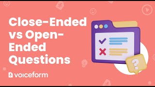 Close Ended vs Open Ended Questions Full Guide [upl. by Eseilana]