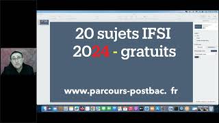 Préparation concours infirmier 2025 avec tous les sujets IFSI tombés en 2024 Sujets corrigés [upl. by Swihart]