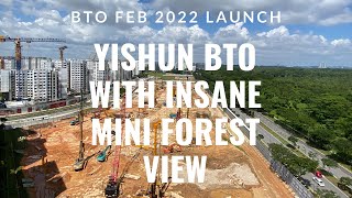 Yishun BTO Feb 2022 Launch  Yishun Boardwalk amp Grove Spring Onsite Review [upl. by Katharyn]