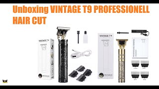 Unboxing VINTAGE T9 PROFESSIONELL HAIR CUT [upl. by Trebor]