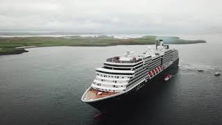 Cruise ship Zuiderdam visits Stornoway [upl. by Eittel]