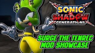 SURGE THE TENREC MOD SHOWCASE  Sonic X Shadow Generations Mod [upl. by Kcirdneh]