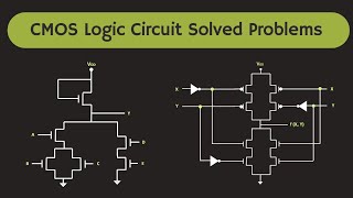 Solved Problems on CMOS Logic Circuits  Digital Electronics [upl. by Aisset344]