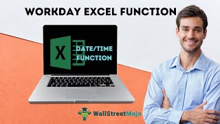 WORKDAY Excel Function  Overview Example How to Use WORKDAY Formula [upl. by Naul451]