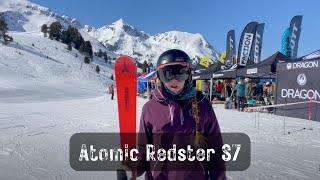 Atomic Redster S7 Ski Review Winter 2223 [upl. by Ylhsa]