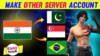 How To Make Other Server Free Fire Id  Free Fire Me Dusre Server Ki Id Kaise Banaye [upl. by Dloniger]