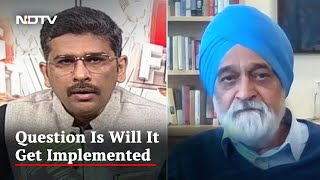 quotThrust On Capital Investment Is The Right Decisionquot Montek Singh Ahluwalia  The Big Fight [upl. by Wrand]