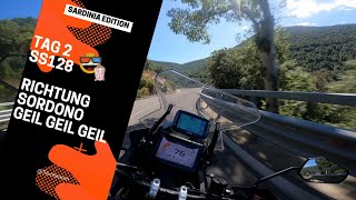 KTM 1290 Super Adventure S  SS128 Richtung Sordono  Eine Strecke in Sardinien die einfach geil ist [upl. by Drandell]