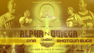 SHOTGUN SUGE VS DNA  Udubbs Alpha N Omega Rap Battle [upl. by Aduhey]