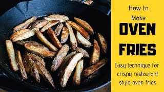 How to Make Oven Fries  Restaurant style [upl. by Nimsaj858]